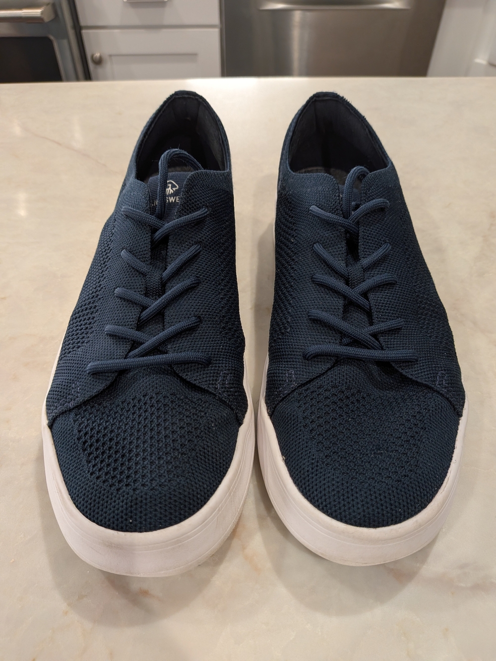 Giesswein Merino Men's Knit Lace-Up Sneakers - Navy Size 44 (10.5-11)